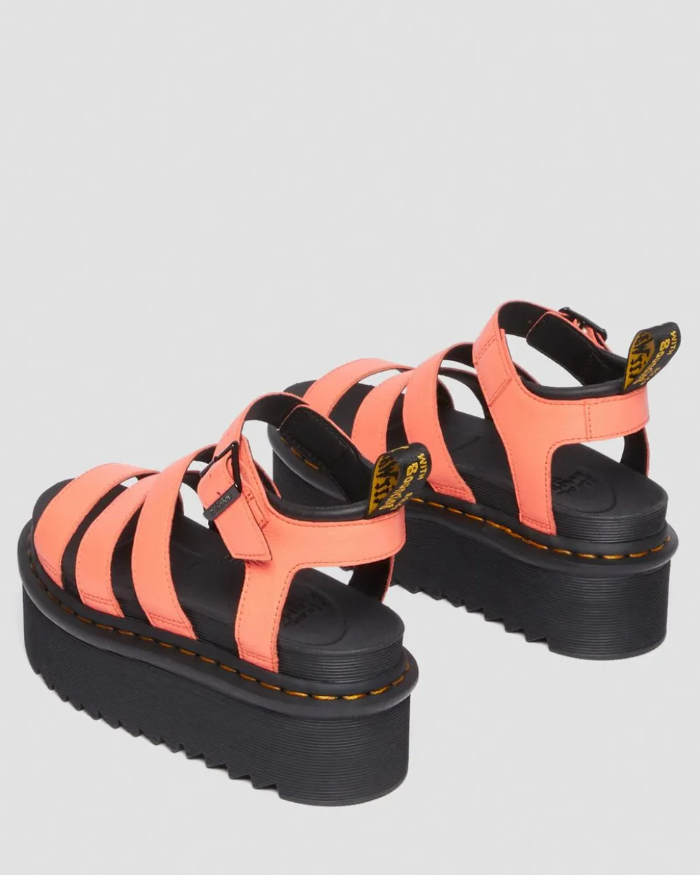 Nahkaiset Blaire Quad Pisa Strap Platform -Sandaalit*Dr. Martens Shop