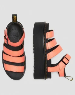 Nahkaiset Blaire Quad Pisa Strap Platform -Sandaalit*Dr. Martens Shop