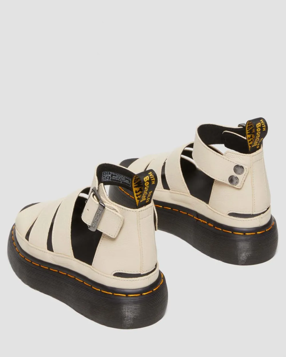 Nahkaiset Clarissa Ii Pisa Strap Platform -Sandaalit*Dr. Martens Cheap
