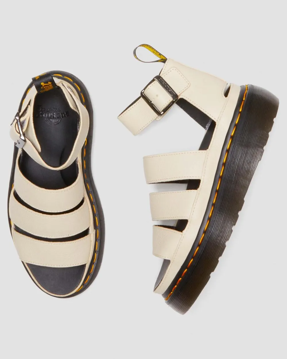 Nahkaiset Clarissa Ii Pisa Strap Platform -Sandaalit*Dr. Martens Cheap