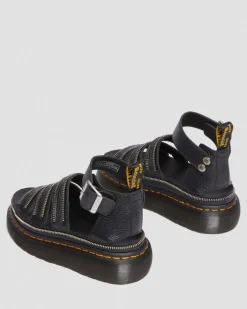 Nahkaiset Clarissa Ii Quad Hardware Milled Nappa Platform -Sandaalit*Dr. Martens Online