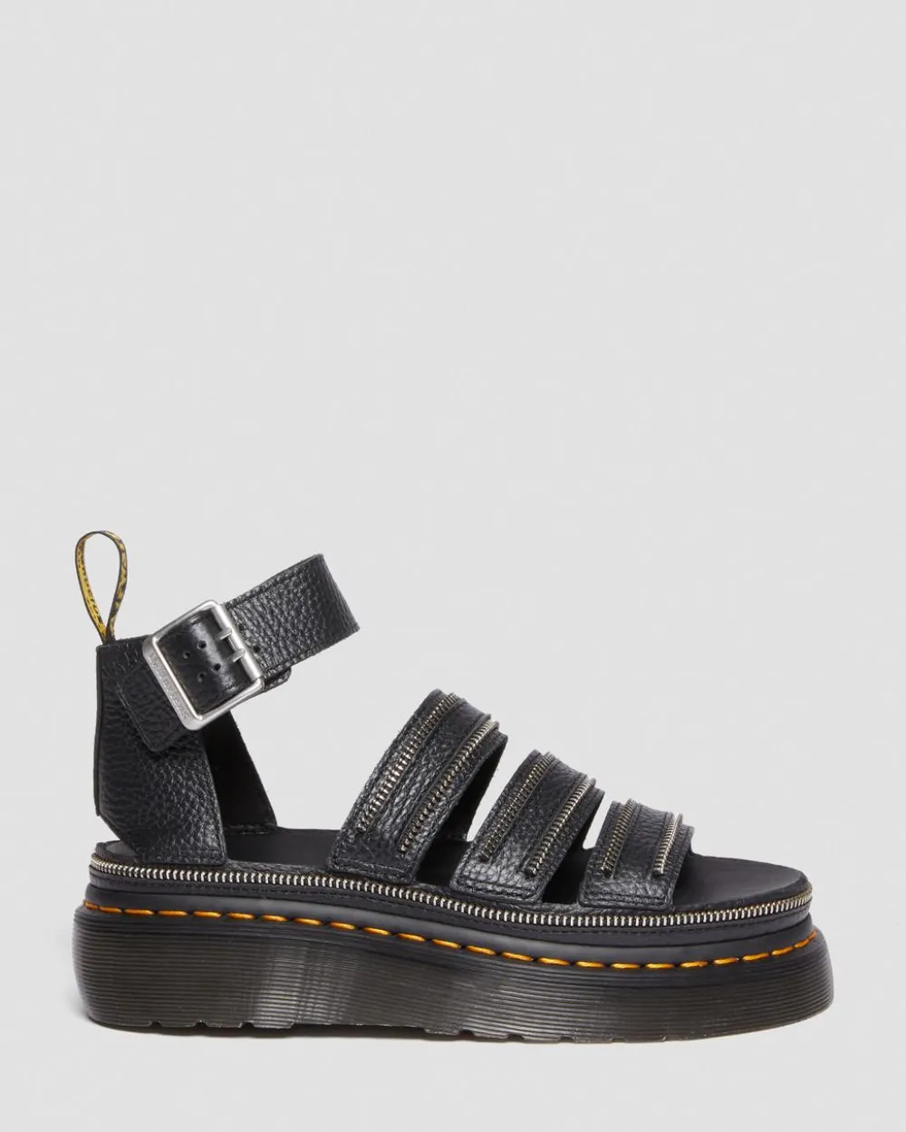 Nahkaiset Clarissa Ii Quad Hardware Milled Nappa Platform -Sandaalit*Dr. Martens Online