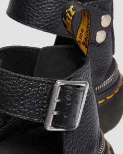 Nahkaiset Clarissa Ii Quad Hardware Milled Nappa Platform -Sandaalit*Dr. Martens Online