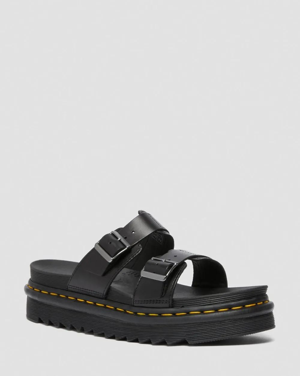 Nahkaiset Myles Brando Buckle Slide -Sandaalit*Dr. Martens Store
