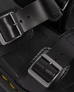 Nahkaiset Myles Brando Buckle Slide -Sandaalit*Dr. Martens Store