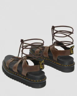 Nahkaiset Nartilla Illusion -Gladiaattorisandaalit*Dr. Martens New
