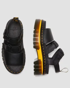 Ricki Contrast Sole Leather 3-Strap Platform -Sandaalit*Dr. Martens Outlet