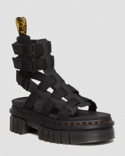 Ricki Extra Tough Leather Platform Gladiator Sandals*Dr. Martens Outlet