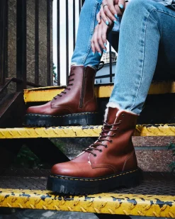 Tekoturkisvuoratut Jadon -Platformit*Dr. Martens Flash Sale