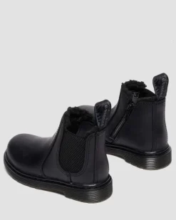 Toddler 2976 Leonore Faux Fur Lined Chelsea -Bootsit*Dr. Martens Discount