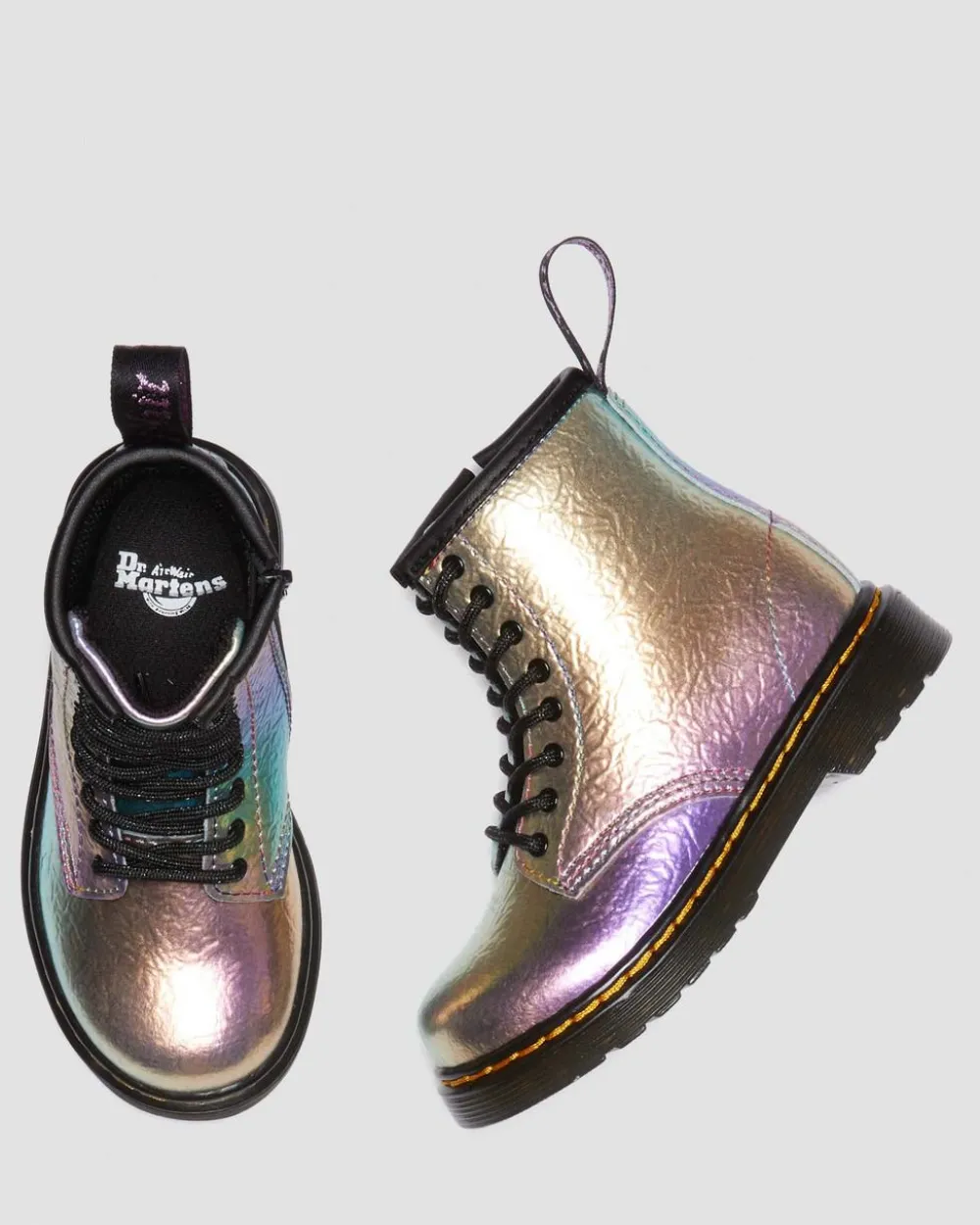 Toddler 1460 Rainbow Crinkle Leather Lace Up -Maiharit*Dr. Martens Hot