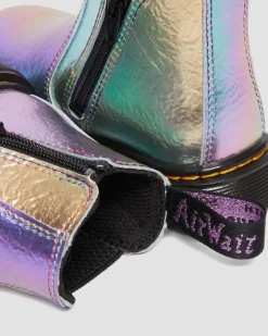 Toddler 2976 Rainbow Crinkle Leather Chelsea -Bootsit*Dr. Martens Outlet