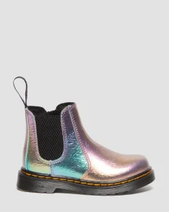 Toddler 2976 Rainbow Crinkle Leather Chelsea -Bootsit*Dr. Martens Outlet